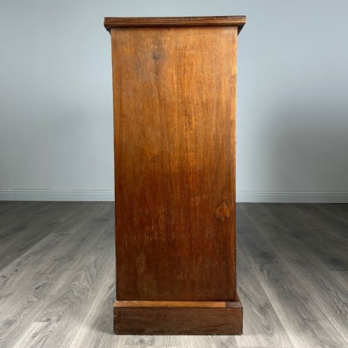 ANTIQUE 20TH CENTURY FINE QUALITY WALNUT CHEST OF DRAWERS - ADDITIONAL PHOTO 6