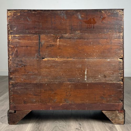 ANTIQUE 18TH CENTURY FINE QUALITY OAK BUREAU - ADDITIONAL PHOTO 5