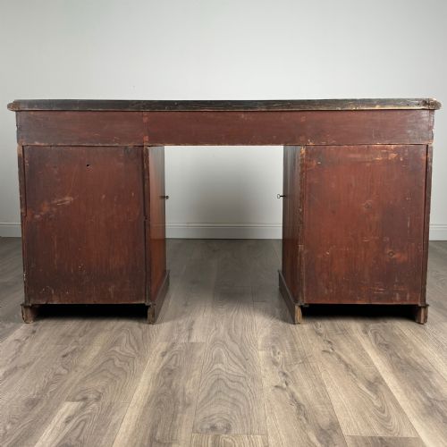 ANTIQUE 18TH CENTURY PEDESTAL SIDEBOARD IN MAHOGANY - ADDITIONAL PHOTO 5