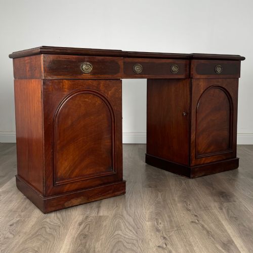 ANTIQUE 18TH CENTURY PEDESTAL SIDEBOARD IN MAHOGANY - ADDITIONAL PHOTO 8