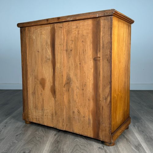 ANTIQUE LATE 19TH CENTURY FINE QUALITY CHEST OF DRAWERS IN OAK - ADDITIONAL PHOTO 5