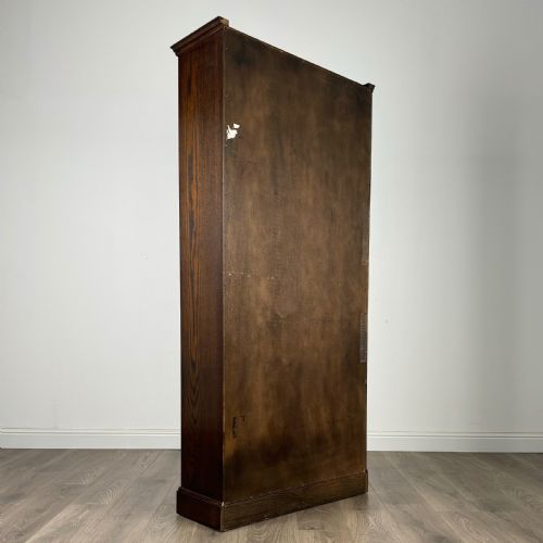 ANTIQUE 20TH CENTURY OPEN BOOKCASE IN OAK - ADDITIONAL PHOTO 3