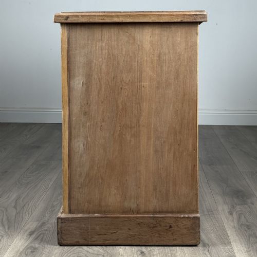 ANTIQUE 19TH CENTURY SATIN WOOD CHEST OF DRAWERS - ADDITIONAL PHOTO 2