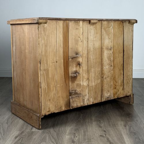 ANTIQUE 19TH CENTURY SATIN WOOD CHEST OF DRAWERS - ADDITIONAL PHOTO 3