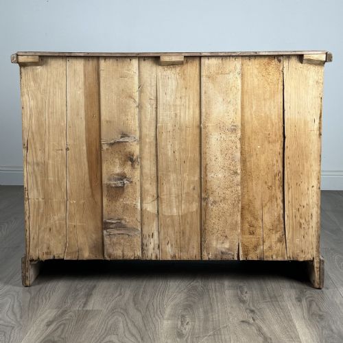 ANTIQUE 19TH CENTURY SATIN WOOD CHEST OF DRAWERS - ADDITIONAL PHOTO 4