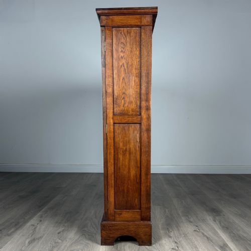 ANTIQUE 20TH CENTURY DISPLAY CABINET IN OAK - ADDITIONAL PHOTO 3
