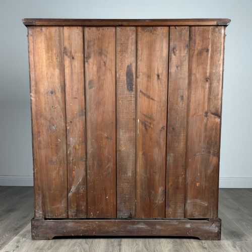 ANTIQUE 20TH CENTURY DISPLAY CABINET IN OAK - ADDITIONAL PHOTO 5