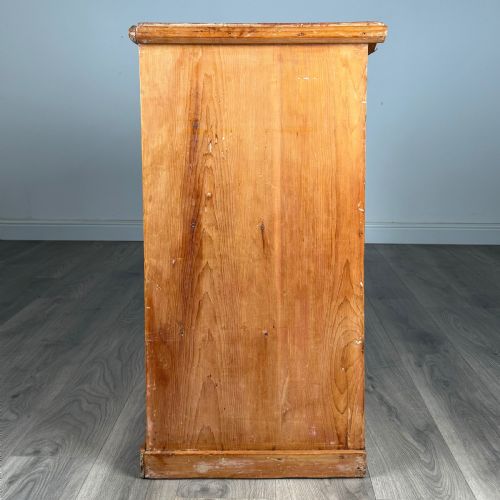ANTIQUE 19TH CENTURY PINE CHEST OF DRAWERS - ADDITIONAL PHOTO 2
