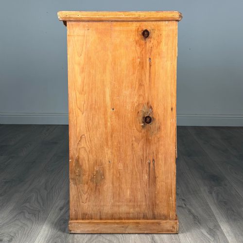 ANTIQUE 19TH CENTURY PINE CHEST OF DRAWERS - ADDITIONAL PHOTO 6