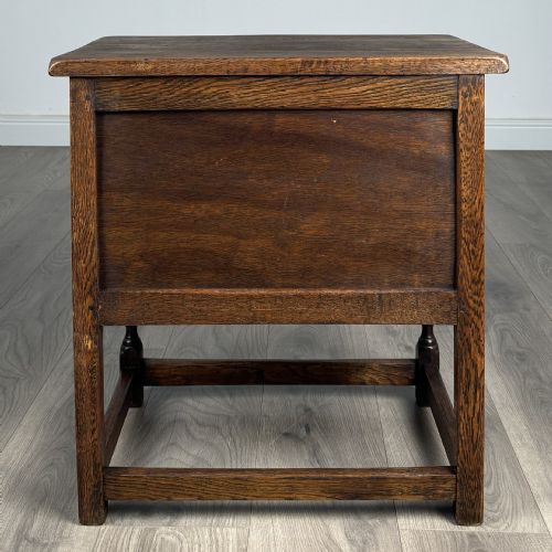 ANTIQUE 20TH CENTURY SMALL CABINET IN OAK - ADDITIONAL PHOTO 4