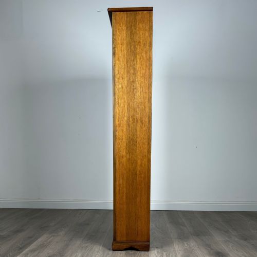 ANTIQUE 20TH CENTURY OPEN BOOKCASE IN OAK - ADDITIONAL PHOTO 2