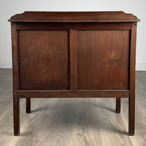 ANTIQUE 20TH CENTURY OAK CHEST OF DRAWERS - ADDITIONAL PHOTO 4