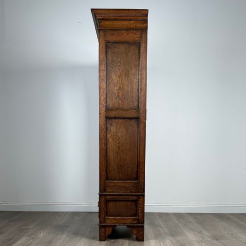 ANTIQUE 20TH CENTURY GOOD QUALITY WARDROBE IN OAK - ADDITIONAL PHOTO 3