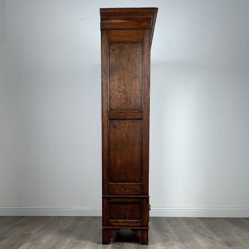 ANTIQUE 20TH CENTURY GOOD QUALITY WARDROBE IN OAK - ADDITIONAL PHOTO 7
