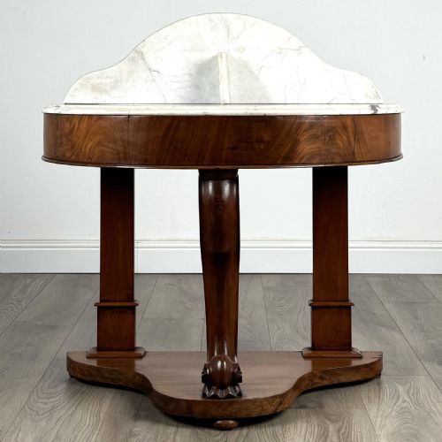 antique 19th century marble top washstand - CATEGORY: ANTIQUE FURNITURE - DATED VICTORIAN