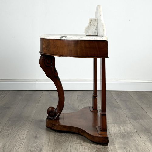 ANTIQUE 19TH CENTURY MARBLE TOP WASHSTAND - ADDITIONAL PHOTO 2