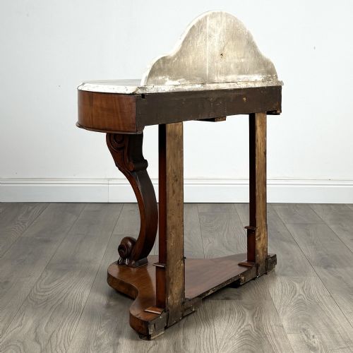 ANTIQUE 19TH CENTURY MARBLE TOP WASHSTAND - ADDITIONAL PHOTO 3