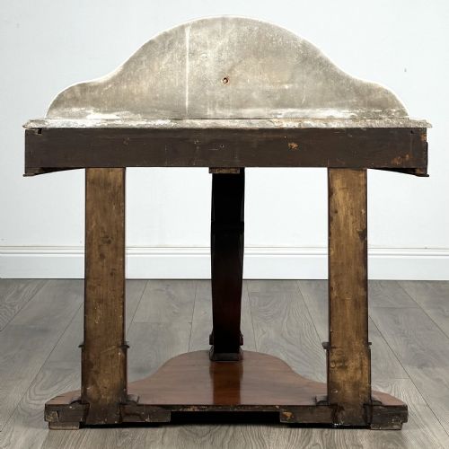 ANTIQUE 19TH CENTURY MARBLE TOP WASHSTAND - ADDITIONAL PHOTO 4