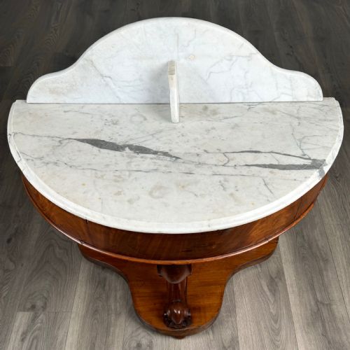 ANTIQUE 19TH CENTURY MARBLE TOP WASHSTAND - ADDITIONAL PHOTO 8