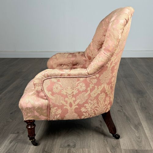ANTIQUE 19TH CENTURY ARMCHAIR IN OAK - ADDITIONAL PHOTO 1