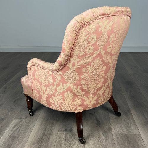 ANTIQUE 19TH CENTURY ARMCHAIR IN OAK - ADDITIONAL PHOTO 2