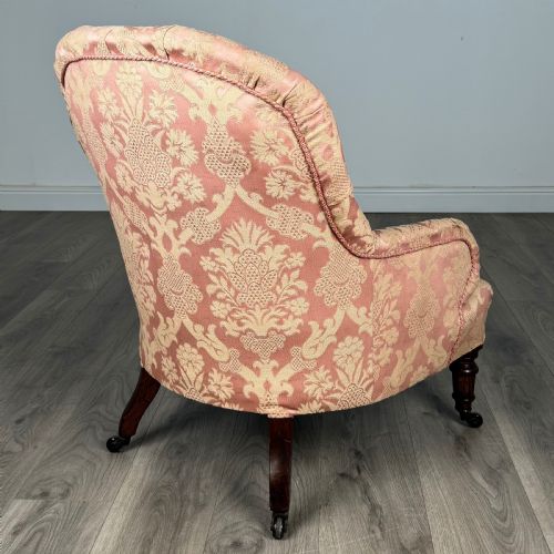 ANTIQUE 19TH CENTURY ARMCHAIR IN OAK - ADDITIONAL PHOTO 4