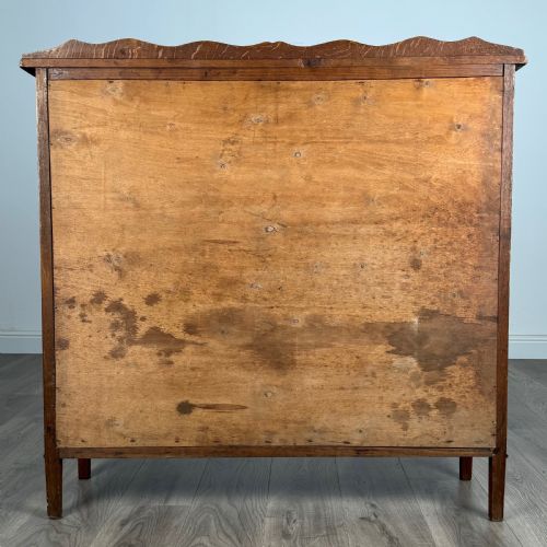 ANTIQUE 20TH CENTURY DISPLAY CABINET IN OAK - ADDITIONAL PHOTO 5