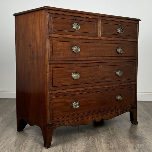 ANTIQUE 18TH CENTURY CHEST OF DRAWERS IN MAHOGANY - ADDITIONAL PHOTO 7
