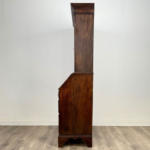 ANTIQUE 18TH CENTURY BUREAU BOOKCASE IN OAK - ADDITIONAL PHOTO 3