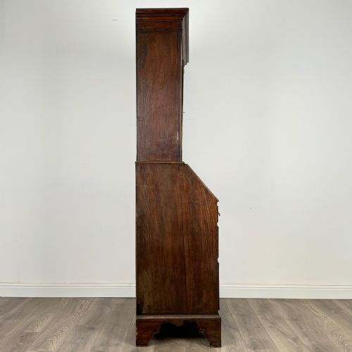 ANTIQUE 18TH CENTURY BUREAU BOOKCASE IN OAK - ADDITIONAL PHOTO 7