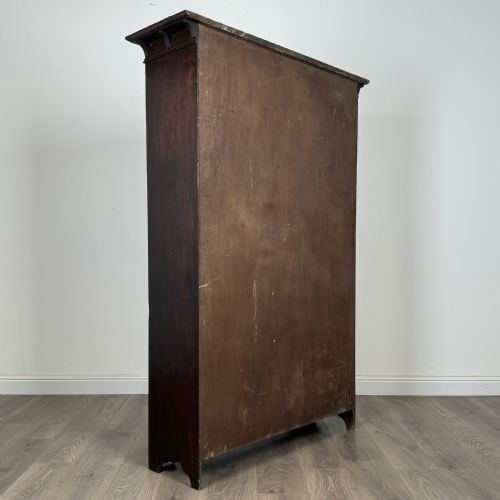 ANTIQUE 20TH CENTURY OPEN BOOKCASE IN OAK - ADDITIONAL PHOTO 3