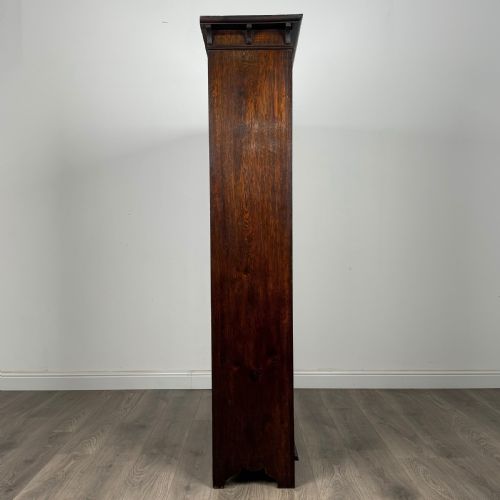 ANTIQUE 20TH CENTURY OPEN BOOKCASE IN OAK - ADDITIONAL PHOTO 6
