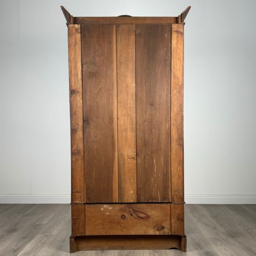 ANTIQUE 20TH CENTURY WARDROBE IN SATIN WOOD - ADDITIONAL PHOTO 5