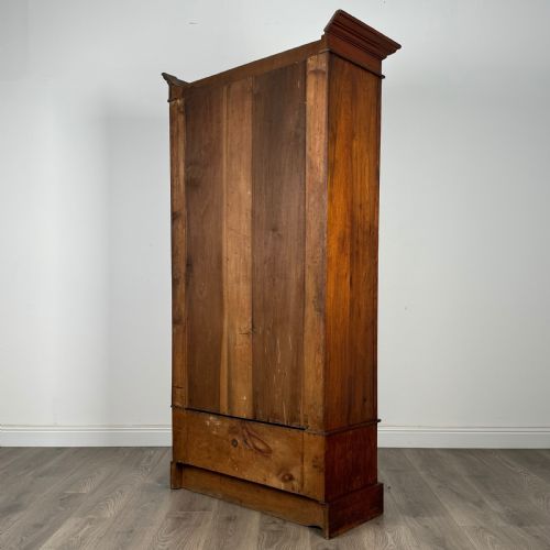 ANTIQUE 20TH CENTURY WARDROBE IN SATIN WOOD - ADDITIONAL PHOTO 6