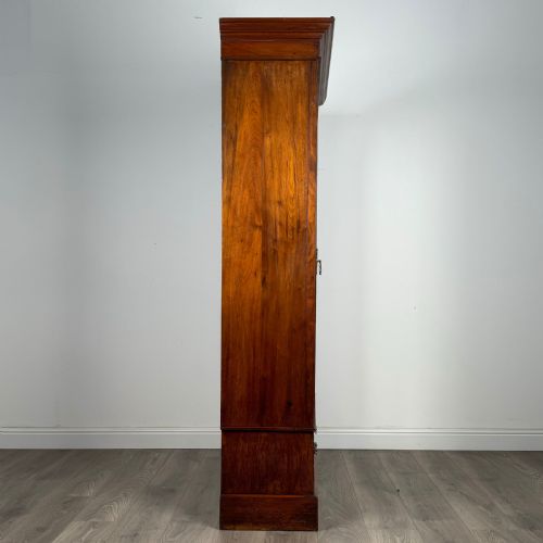 ANTIQUE 20TH CENTURY WARDROBE IN SATIN WOOD - ADDITIONAL PHOTO 7