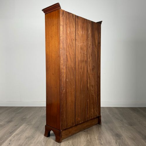 ANTIQUE 20TH CENTURY OPEN BOOKCASE IN MAHOGANY - ADDITIONAL PHOTO 3