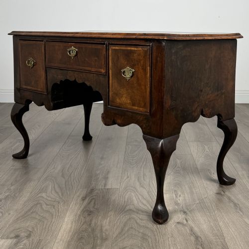 fig 3. Antique 17th Century Queen Anne Desk In Walnut
