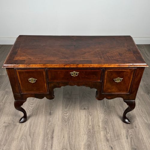 fig 8. Antique 17th Century Queen Anne Desk In Walnut
