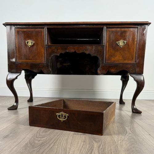 fig 9. Antique 17th Century Queen Anne Desk In Walnut
