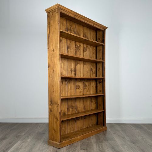 ANTIQUE 20TH CENTURY OPEN BOOKCASE IN VINTAGE PINE REF AF3323 - ADDITIONAL PHOTO 7