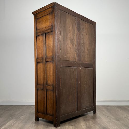 ANTIQUE 20TH CENTURY WARDROBE IN OAK - ADDITIONAL PHOTO 4