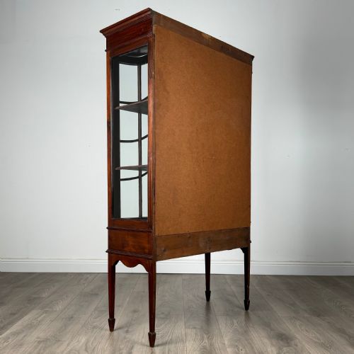 ANTIQUE LATE 19TH CENTURY GLAZED DISPLAY CABINET IN MAHOGANY - ADDITIONAL PHOTO 5