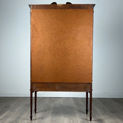 ANTIQUE LATE 19TH CENTURY GLAZED DISPLAY CABINET IN MAHOGANY - ADDITIONAL PHOTO 6