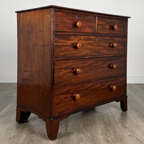 ANTIQUE 18TH CENTURY CHEST OF DRAWERS IN MAHOGANY - ADDITIONAL PHOTO 7