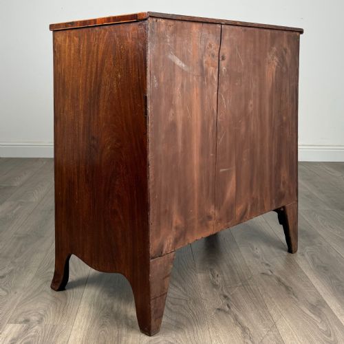 ANTIQUE 18TH CENTURY SMALL CHEST OF DRAWERS IN MAHOGANY - ADDITIONAL PHOTO 3