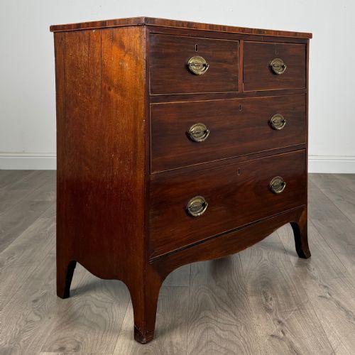 ANTIQUE 18TH CENTURY SMALL CHEST OF DRAWERS IN MAHOGANY - ADDITIONAL PHOTO 6