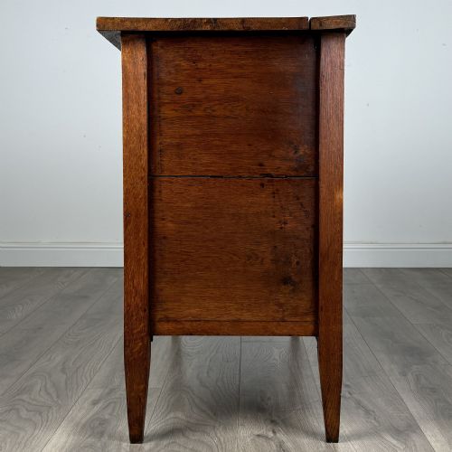 ANTIQUE 20TH CENTURY INLAID CHEST OF DRAWERS IN OAK - ADDITIONAL PHOTO 2
