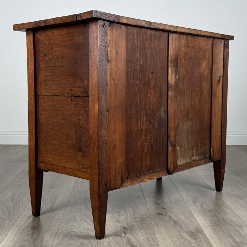 ANTIQUE 20TH CENTURY INLAID CHEST OF DRAWERS IN OAK - ADDITIONAL PHOTO 3
