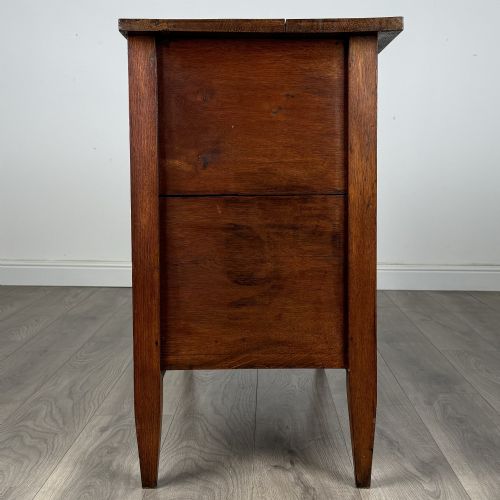 ANTIQUE 20TH CENTURY INLAID CHEST OF DRAWERS IN OAK - ADDITIONAL PHOTO 6