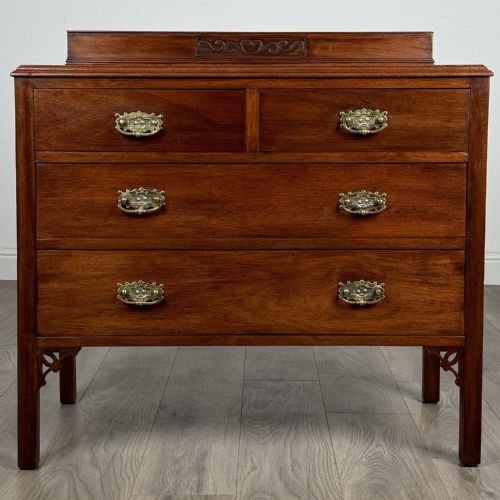 antique 20th century chest of drawers in walnut - CATEGORY: ANTIQUE CHEST OF DRAWERS - DATED EDWARDIAN